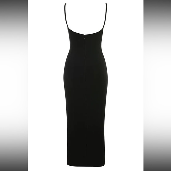HOUSE OF CB 'Domenica' Black Sweetheart Neckline Bandage Dress NWOT - Picture 8 of 13